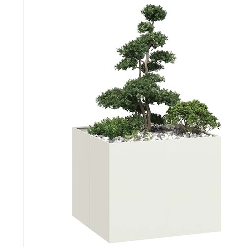 vidaXL Sadilica bijela 100x100x80 cm od čelika Cijene