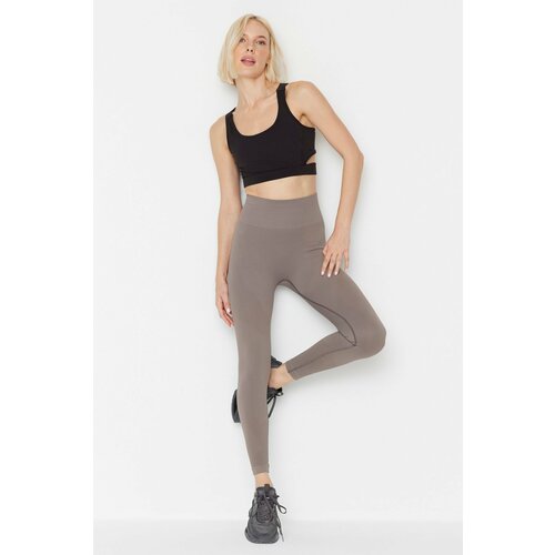 Jerf Lily - Mink Colored High Waist Consolidating Leggings Slike