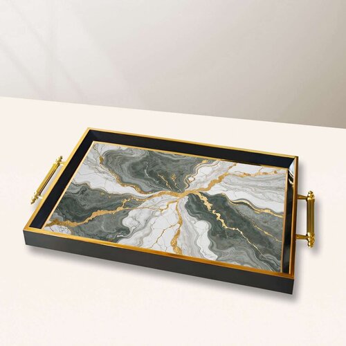 Aberto Design Poslužavnik TPA10014 50 x 29 x 3.5 cm, Šareni Cene