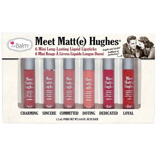 TheBalm meet matte hughes 6 komada mini kit 1 set ruževa za usne Cene