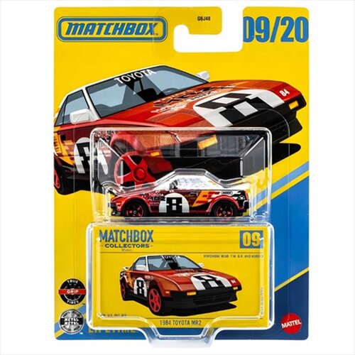 Mattel Matchbox Collectors: 1984 Toyota MR2 zbirateljski avtomobilček v &scaron;katli, v merilu 1:64 - Cene