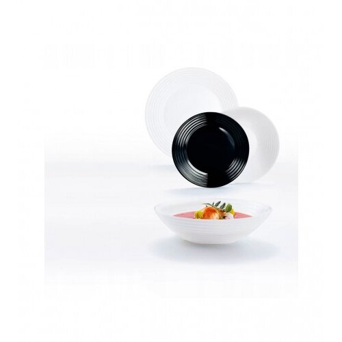 Luminarc tanjiri set crno bijeli 18/1 herena 10694 Cijene