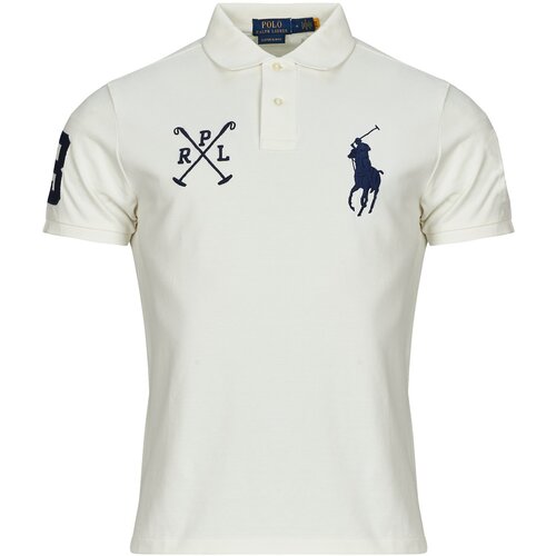 Polo Ralph Lauren Polo majice kratki rokavi POLO BIG POLO PLAYER Bež Slike