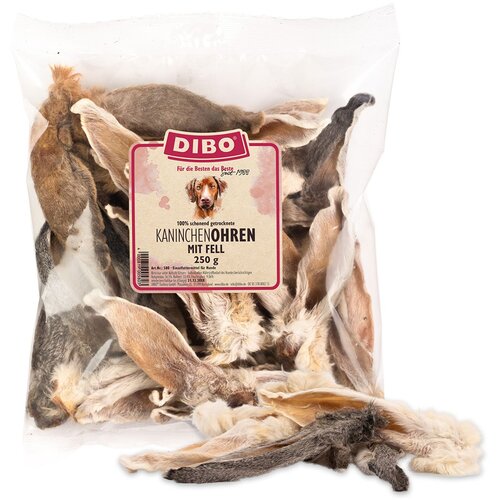 DIBO uši kunića s krznom - 4 x 250 g Cijene