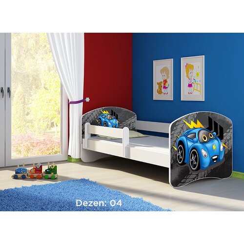 ACMA dečiji krevet ii 140x70 + dušek 6 cm WHITE4 Cene