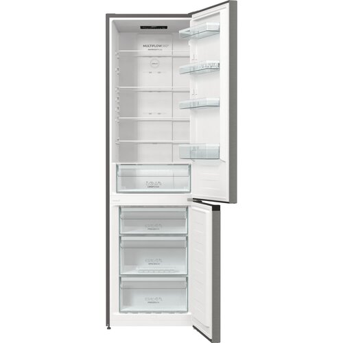 Gorenje NRK6202EXL4 fridge-freezer Freestanding 331 L E Grey Slike