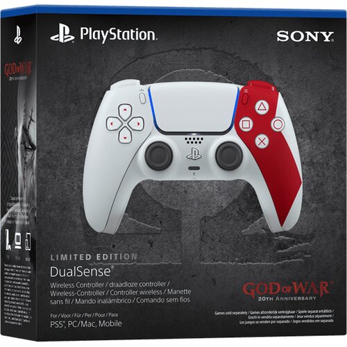 Playstation 5 DualSense God of War 20th Anniversary Limited Edition Cene
