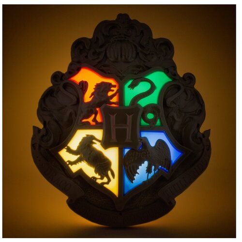 Paladone Hogwarts Crest Light With Wand Cene