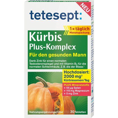 TETESEPT Buča Plus - Complex - 30 tabl. Slike