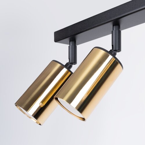 Sollux Lighting Sollux SL.1388 - Spot svetiljka WINX 6xGU10/10W/230V crna/zlatna Slike
