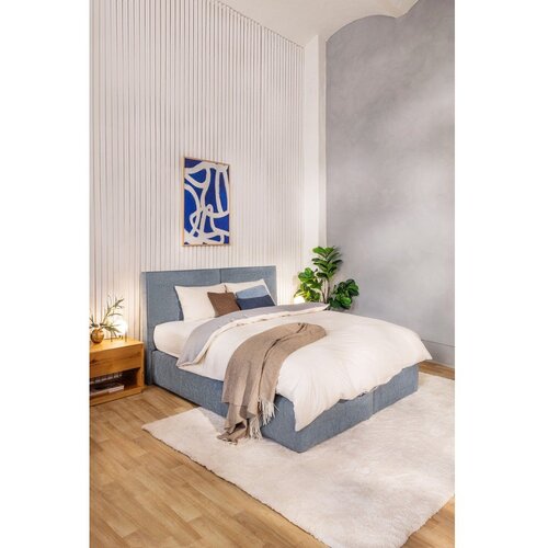 Bonami Selection plavi boxspring krevet 160x200 cm olia bold &amp;ndash; Slike