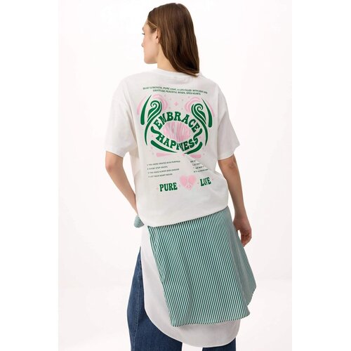 TRENDYOLMILLA Ženska majica TWOSS26TS00215, Bela Cene