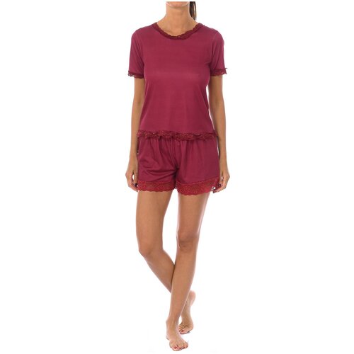 Kisses And Love 1202-BURGUNDY Red Slike