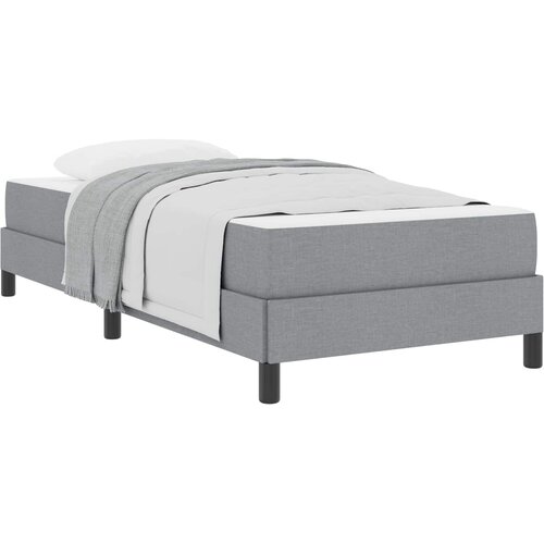  s opruga kutije Svijetlo siva 90 x 190 cm tkanina Slike