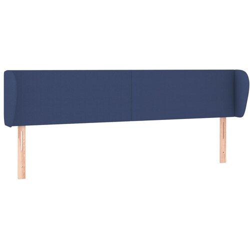  Uzglavlje s u&amp;scaron;ima plavo 203x23x78/88 cm od tkanine Slike