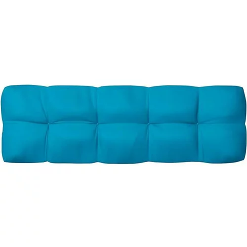  Blazina za kavč iz palet modra 120x40x10 cm
