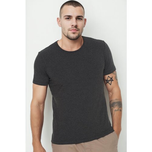 Dewberry T9569 BICYCLE COLLAR MEN&amp;#039;S T-SHIRT-ANTHRACITE Slike
