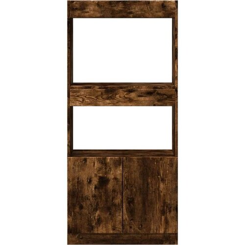 VidaXL Visoka komoda boja hrasta 63x33x140 cm od konstruiranog drva Slike