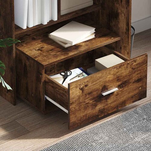  Stol Dimljeni hrast 131,5 x 50 x 106,5 cm Konstruirano drvo Slike