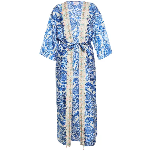 IZIA Kimono bež / plava / roza / bijela