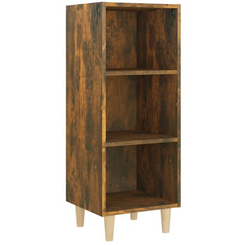  Komoda boja dimljenog hrasta 34,5x32,5x90 cm konstruirano drvo Slike