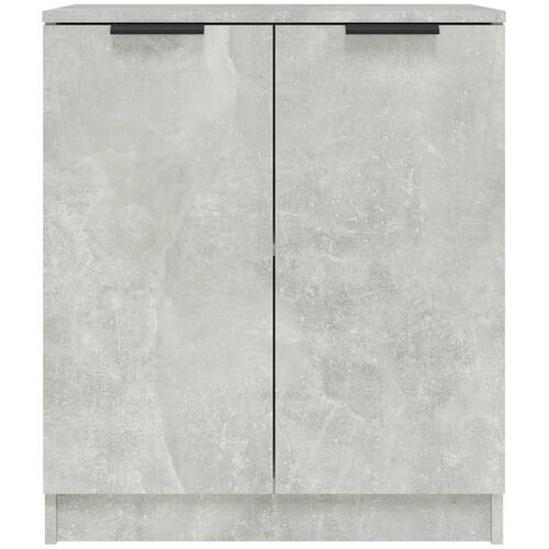  Komoda siva boja betona 60x30x70 cm od konstruiranog drva Slike