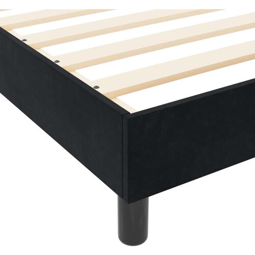 VidaXL Postelja Črna 200x200 cm Velur, (22049232) Slike
