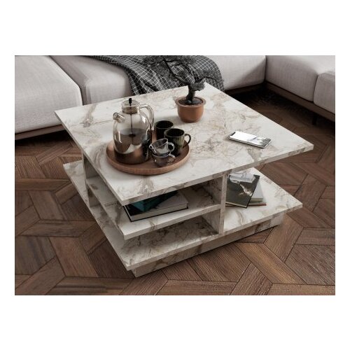 Hanah home Club sto Skull, 80x40x80 cm, Prljavobijela Cene