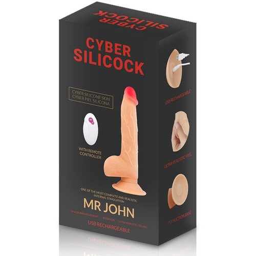 CYBER SILICOCK Vibracijski Penis Cyber Mr. John Slike