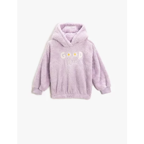 Koton Girls' Sweatshirt Lilac