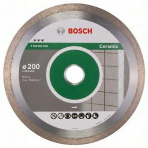 Bosch Dijamantska rezna ploča Best for Ceramic 2608602636, 200 x 25,40 x 2,2 x 10 mm Slike
