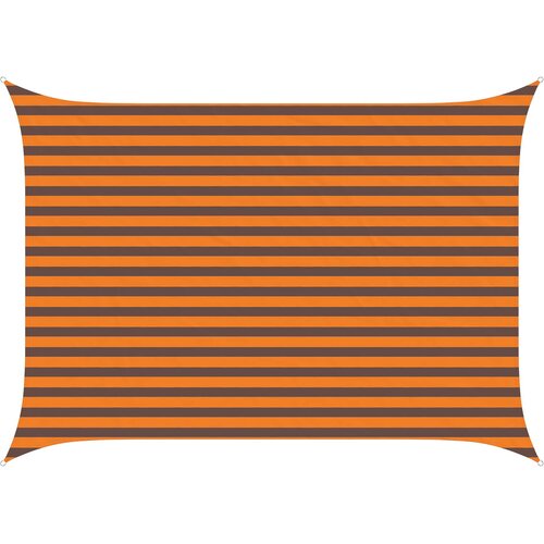 vidaXL Sončno platno Oranžna in Rjava 3,5 x 2,5 m, (5000222561) Cene