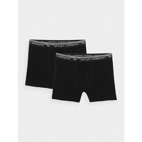 4f Men's Boxer Underwear (2Pack) - Black Slike