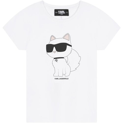 Karl Lagerfeld Majice s kratkimi rokavi - Bela Slike