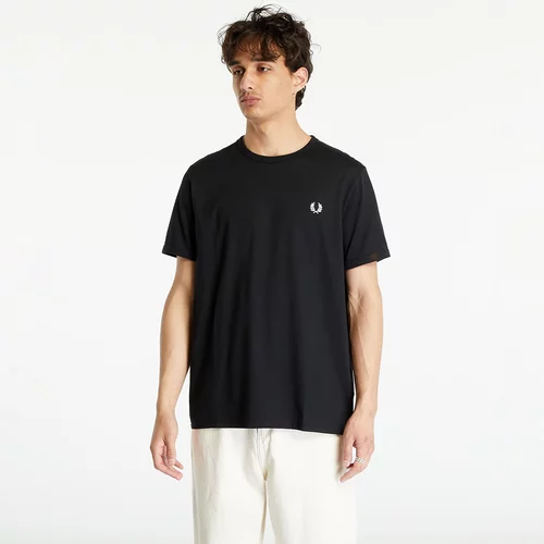 Fred Perry RINGER T-SHIRT Crna