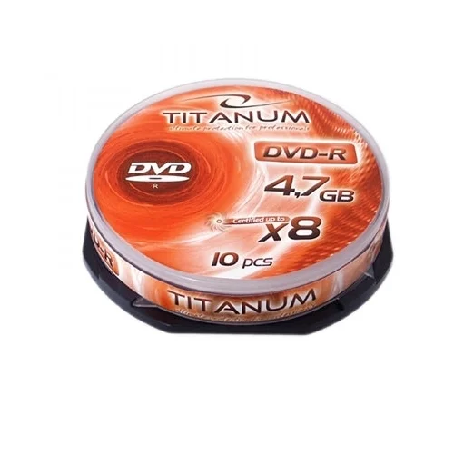  DVD-R TITANUM 4,7 GB X8, CAKE BOX 10 kom, 1071