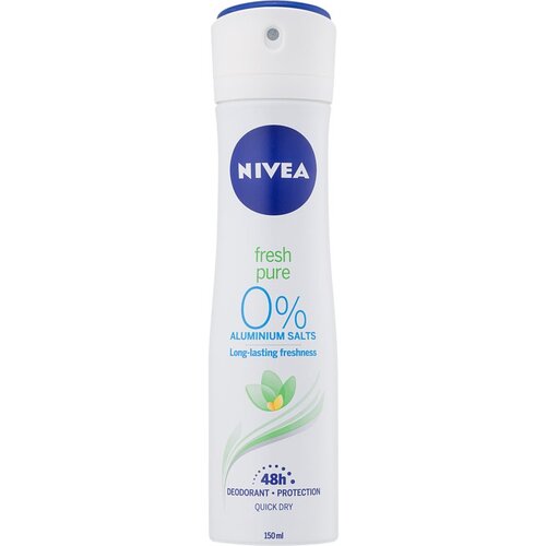 Nivea Fresh Pure 48h antiperspirant deodorant v spreju brez aluminija 150 ml za ženske Cene