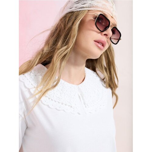 Sinsay Bluza s heklanim ovratnikom Cijene