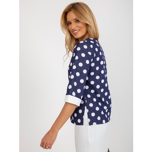 LAKERTA Blouse-LK-BZ-506755.56P-dark blue Slike