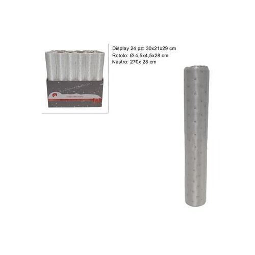 Dekorativna TKANINA 28*270CM SREBRNA DIAMANTI XNA24005731 Cijene