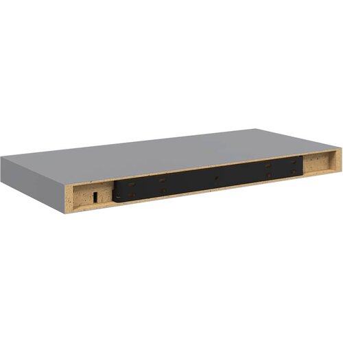  Plutajuće zidne police 4 kom sive 50 x 23 x 3,8 cm MDF Slike