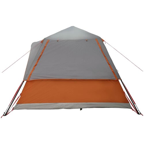 Instant &amp;scaron;ator s krovom Siva i narančasta 305 x 275 x 190 cm Slike