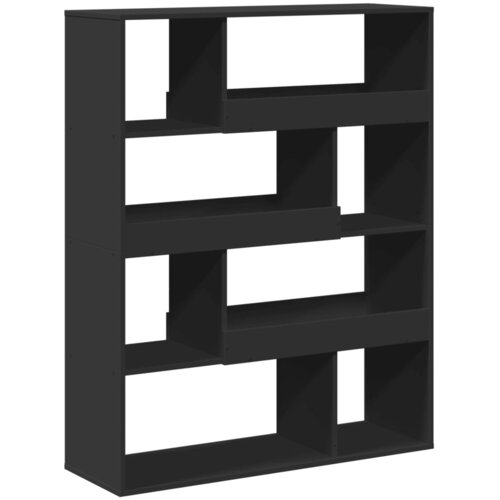 Maison Chic Knjižna omara - Knjižni regal črna 100x33x125,5 cm inženirski les, (21725724) Slike