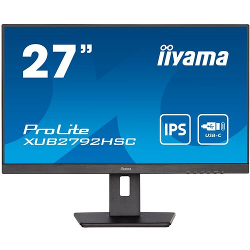 Iiyama Monitor LED XUB2792HSC-B5 27″ IPS matte 1920 x 1080 @75Hz 1000:1 4ms HDMI DP USB-C 65W USB-Hub 3.0, height, swivel, tilt, pivot (rotation both sides), 3y Cijene