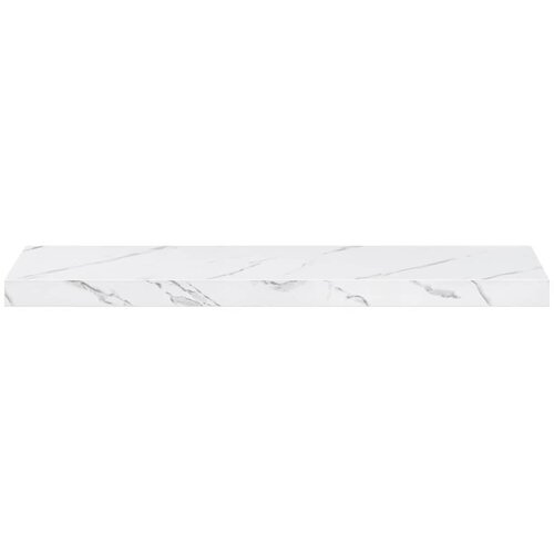  Polica na zidu Zidne 4 pcs Bijeli mramor 90 x 23,5 x 4 cm Slike