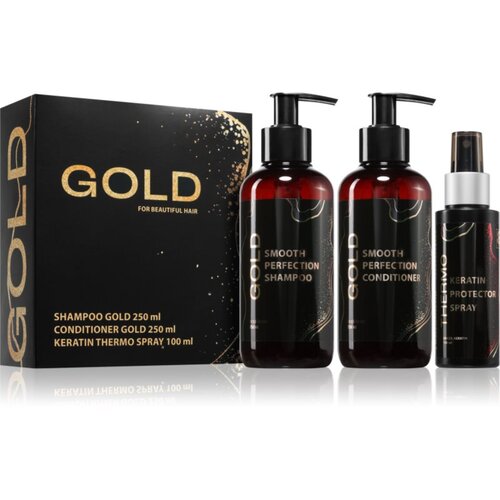 Brazil Keratin Luxury Gold poklon set za suhu i o&amp;scaron;tećenu kosu Slike