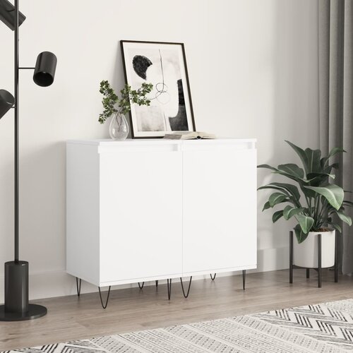 VidaXL Komode 2 kom bijele 40 x 35 x 70 cm od konstruiranog drva Slike