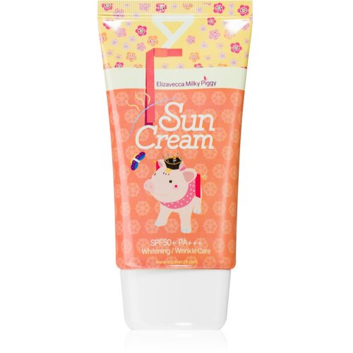 Elizavecca Milky Piggy Sun Cream posvjetljujuća za&amp;scaron;titna krema za sunčanje SPF 50+ 50 ml Slike