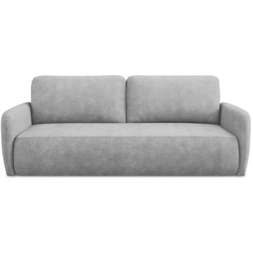 Makamii Svijetlo siva sklopiva/s prostorom za odlaganje sofa od šenila 218 cm Lilo – Cijene