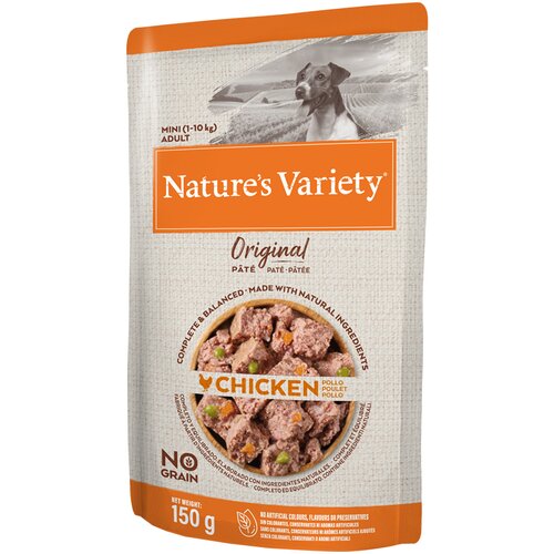  Ekonomično pakiranje Nature's Variety Original Paté No Grain Mini 16x 150g - Piletina Cene